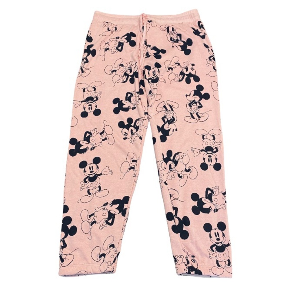 Mickey Mouse XL (Juniors) Disney Sweatpants The Many Expressions of Mickey NWT